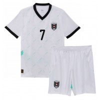 Dětský Fotbalový dres Rakousko Marko Arnautovic #7 ME 2024 Venkovní Krátký Rukáv (+ trenýrky)